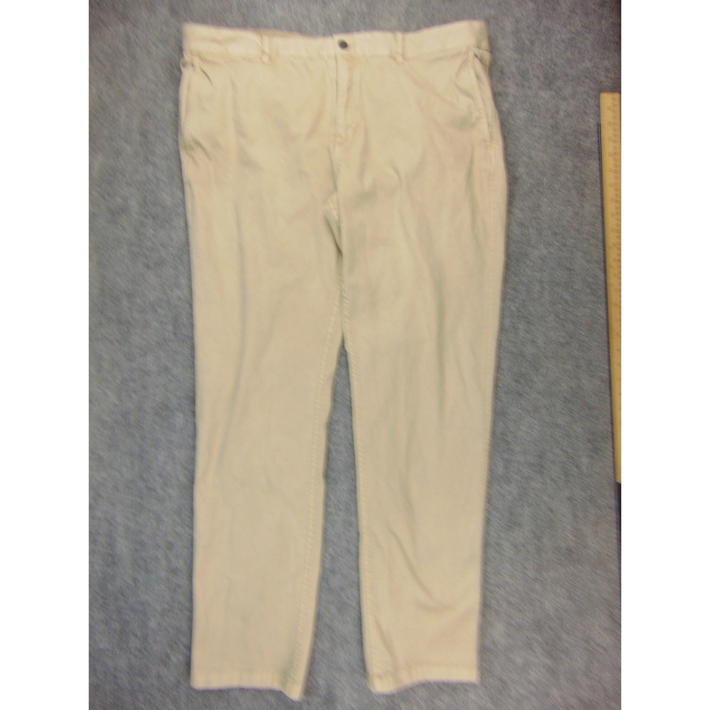 Faherty Chino‎ Pants Mens 40x32 Khaki Solid Coastal Casual Preppy Everyday Wear